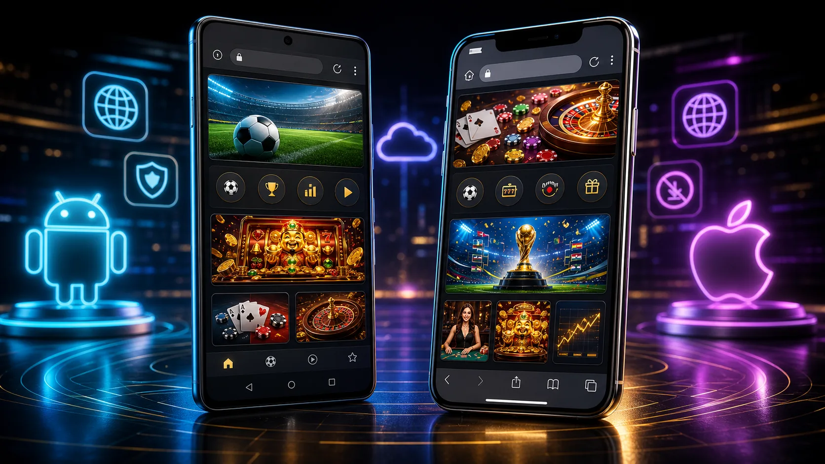 Experiência lotofacil compatível com Android e iOS no navegador mobile